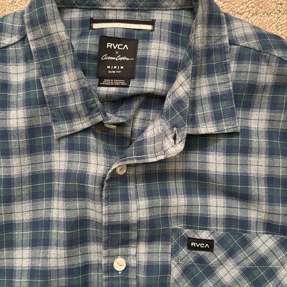 Men’s RVCA Flannel - Picture 2 of 3